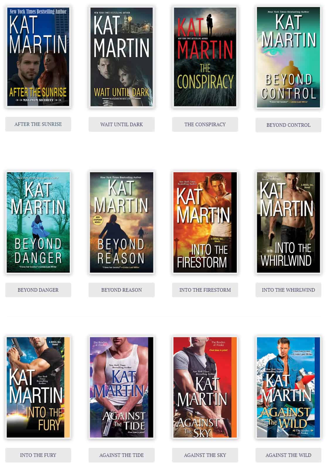 Latest Books - Kat Martin